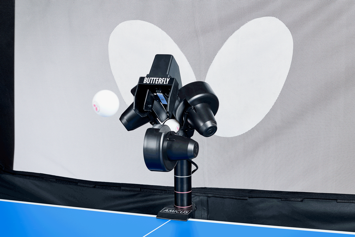 Butterfly-amicus-table-tennis-robot butterfly amicus table tennis robot