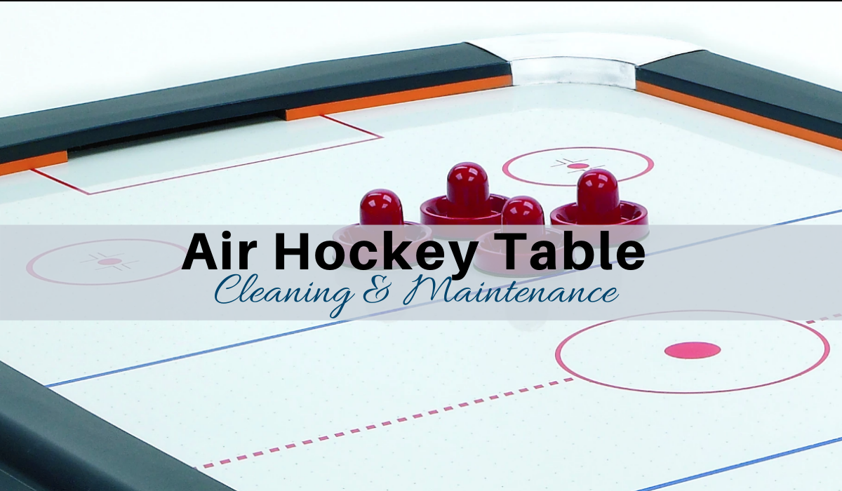 Air-Hockey-Table-Cleaning-Maintenance Air Hockey Table Cleaning and Maintenance