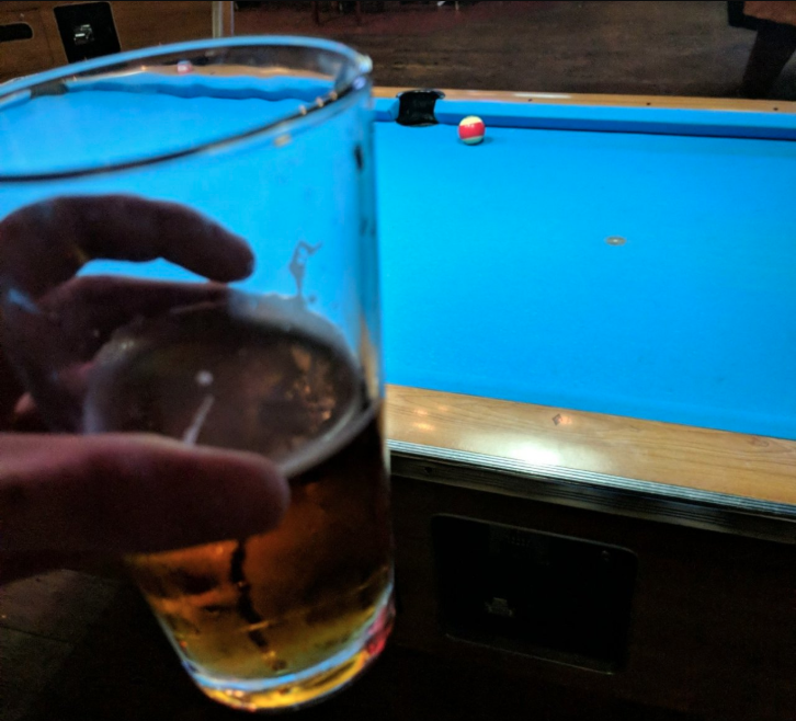Pool-Table-Drink-Spill Pool Table Drink Spill